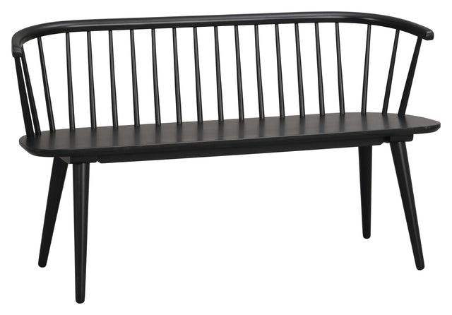 Carmen Sofabænk B134 cm, Sort - UNOLIVING.COM