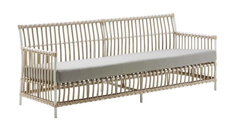 Caroline Exterior Loungesofa, Dove white - UNOLIVING.COM