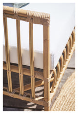 Caroline Exterior Loungestol, Alu - Rattan - UNOLIVING.COM