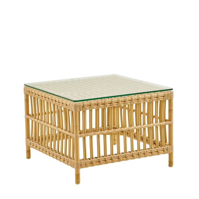 Caroline Exterior Sidebord, Alu - Rattan - UNOLIVING.COM