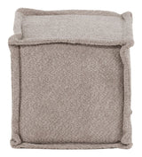 Castine Puf, Fleece, Light Grå - UNOLIVING.COM