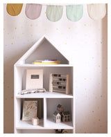 Celeste kids’ little house Reol, Hvid - UNOLIVING.COM