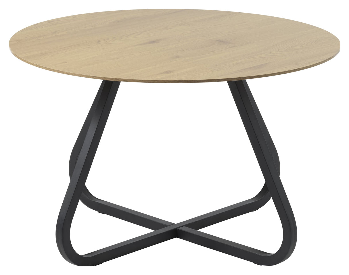 Cesura, sofabord ø120 cm - sort/eg - UNOLIVING.COM