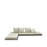 Chico Futon Sofa, Beige m. Tatami måtter - UNOLIVING.COM