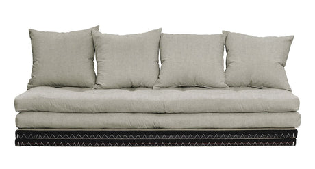 Chico Futon Sofa, Linen m. Tatami måtter - UNOLIVING.COM