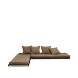 Chico Futon Sofa, Mocca m. Tatami måtter - UNOLIVING.COM