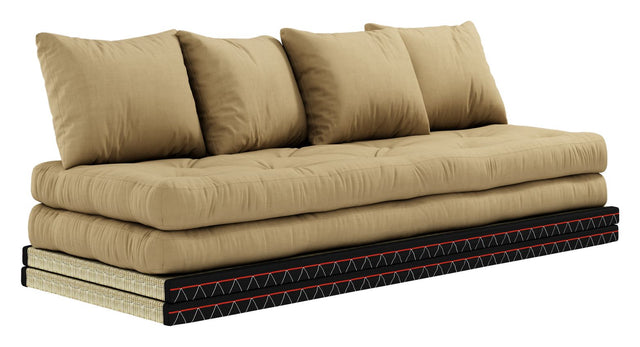 Chico Futon Sofa m. Tatami måtter, Beige - UNOLIVING.COM