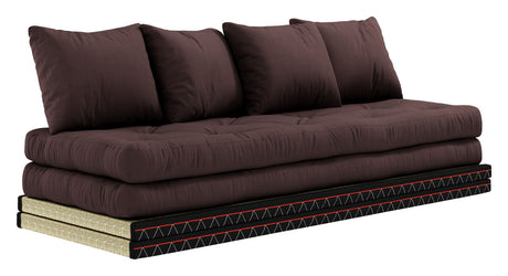 Chico Futon Sofa m. Tatami måtter, Brun - UNOLIVING.COM