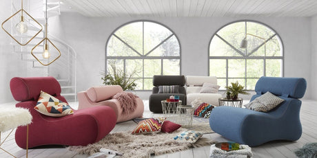 Club Loungestol m. nakkestøtte, Beige - UNOLIVING.COM