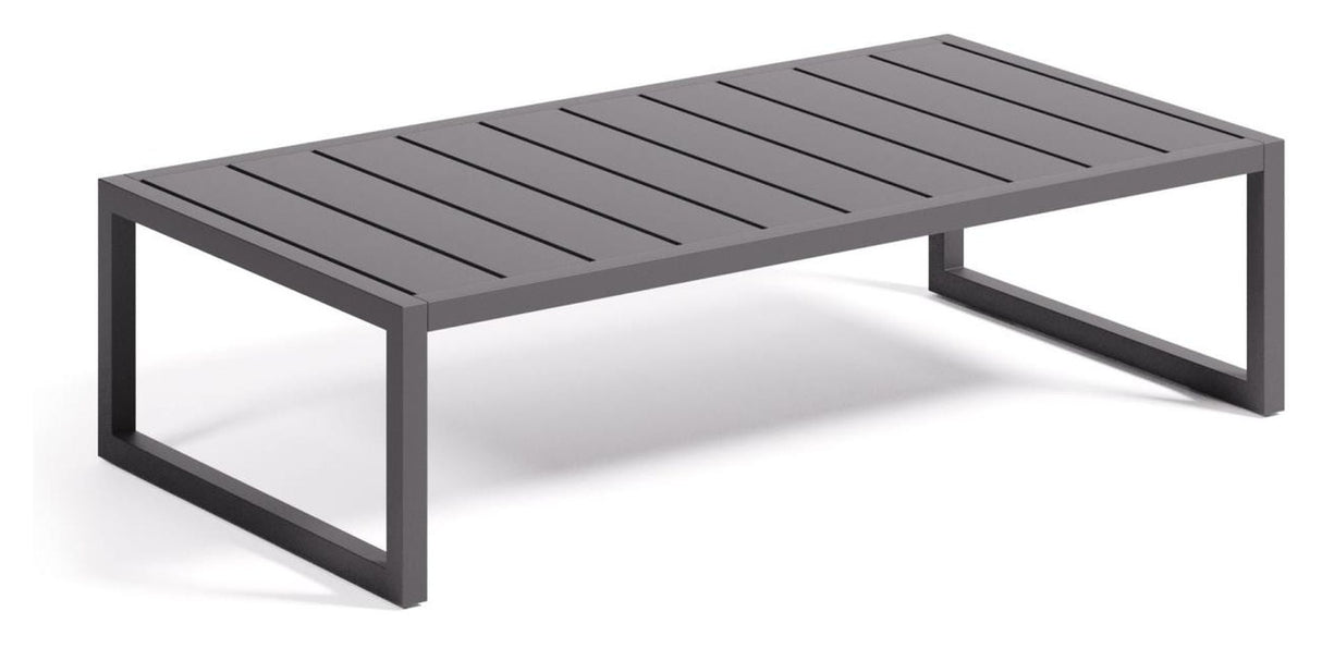 Comova Loungebord 60x114, Sort aluminium - UNOLIVING.COM