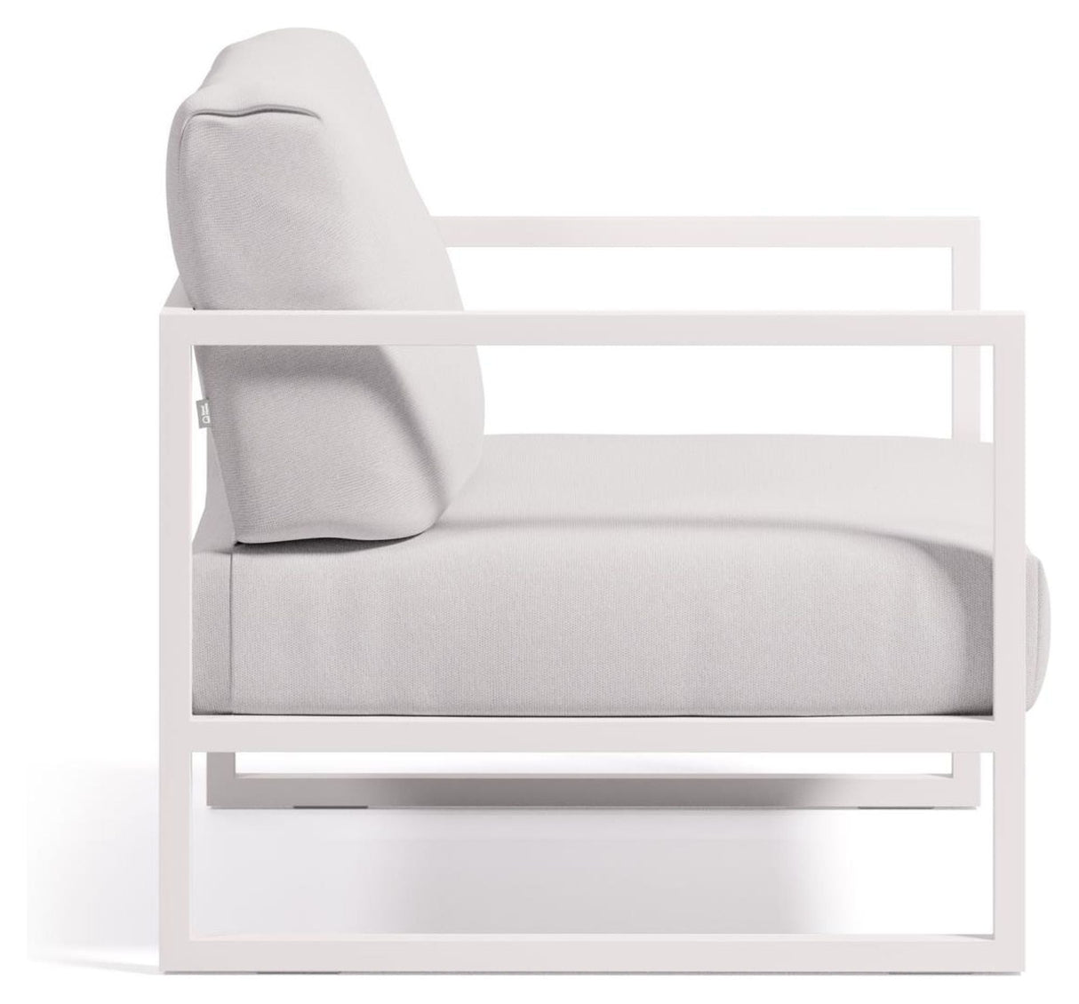 Comova Loungestol, Hvid/Hvid aluminium - UNOLIVING.COM