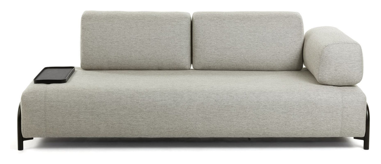 Compo 3 - pers Sofa m. lille bakke Beige - UNOLIVING.COM