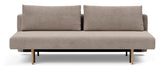 Conlix Sovesofa, Beige Fløjl - UNOLIVING.COM