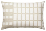 Contemporary Pude 40x60, Beige/Offwhite - UNOLIVING.COM