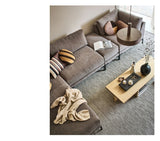 Couple Puf 50x100 - Taupe - UNOLIVING.COM