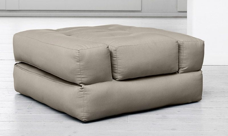 Cube Futon, Beige - UNOLIVING.COM