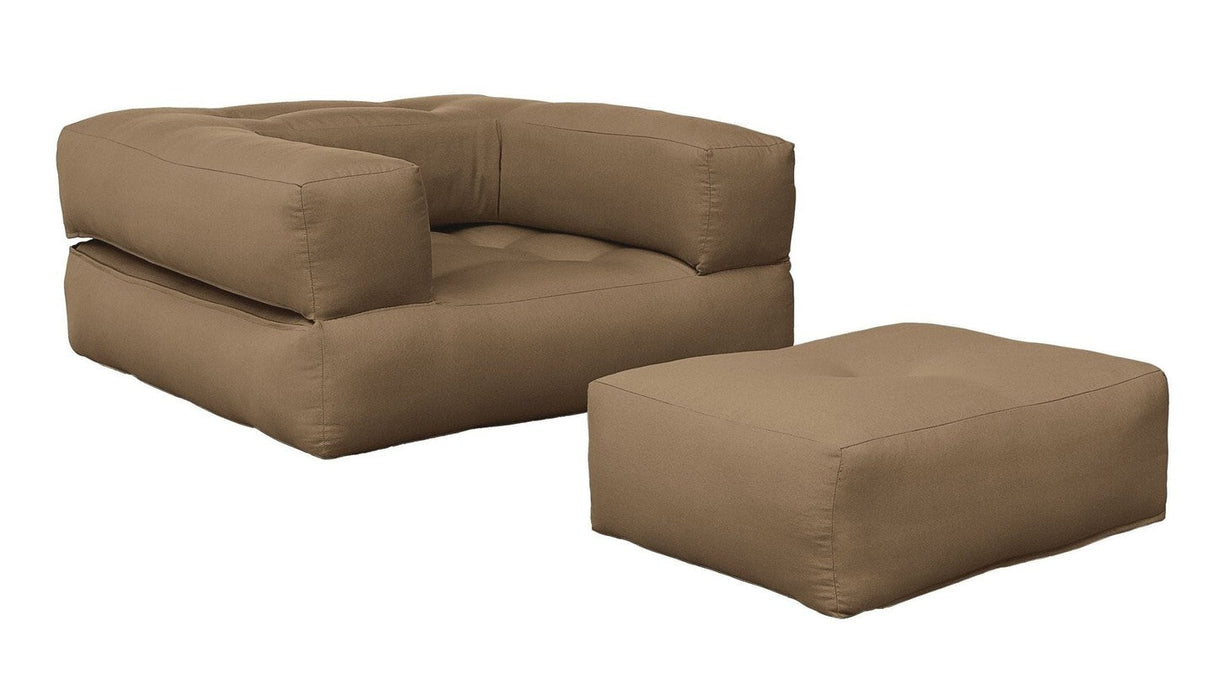 Cube Futon, Mocca - UNOLIVING.COM