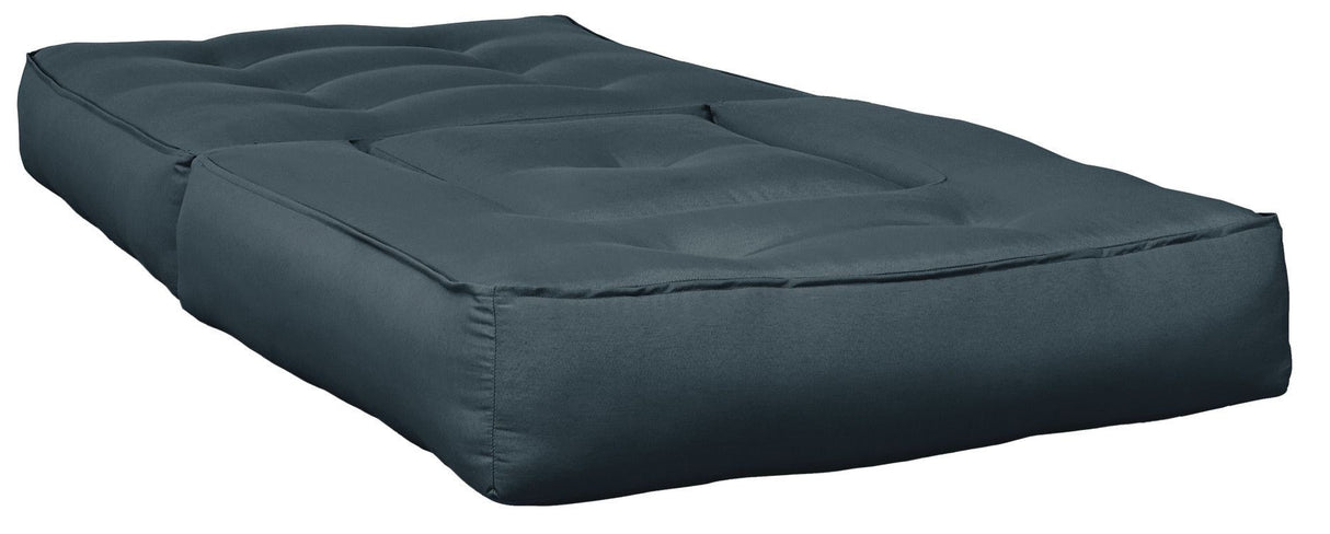 Cube Futon, Petroleum Blue - UNOLIVING.COM