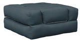 Cube Futon, Petroleum Blue - UNOLIVING.COM