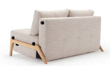 Cubed 140 Sovesofa m. Egeben, Sand Grå - UNOLIVING.COM