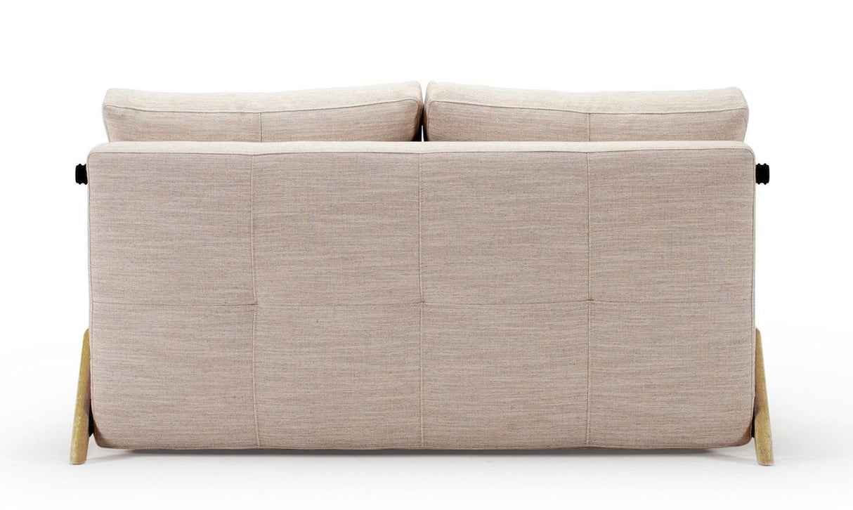 Cubed 140 Sovesofa m. Egeben, Sand Grå - UNOLIVING.COM