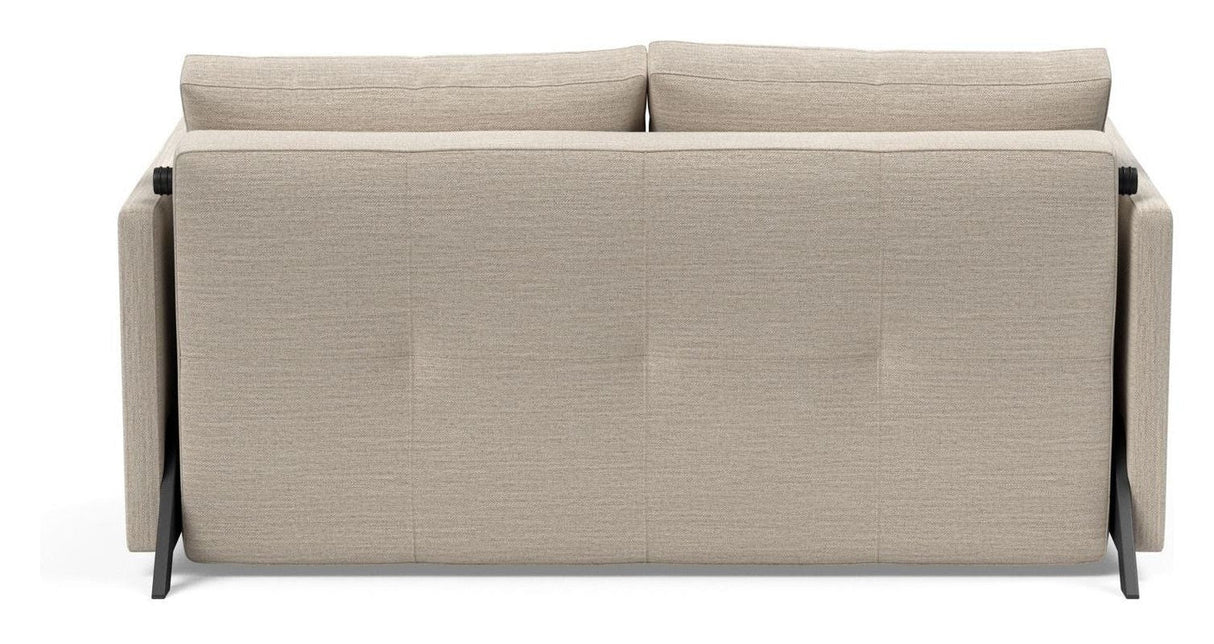 Cubed 140 Sovesofa m. armlæn, Blida/Sand Grey - UNOLIVING.COM