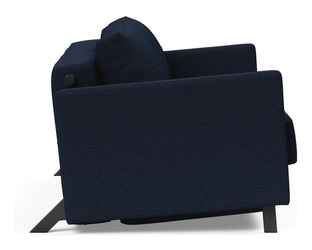 Cubed 140 Sovesofa m. armlæn, Mixed Dance/Blue - UNOLIVING.COM