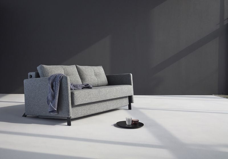 Cubed 160 Sovesofa m. armlæn, Twist/Granite - UNOLIVING.COM