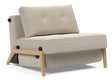 Cubed 90 Loungestol m. Ege ben, Blida/Sand Grey - UNOLIVING.COM