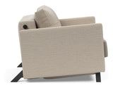 Cubed 90 Loungestol m. armlæn, Blida/Sand Grey - UNOLIVING.COM