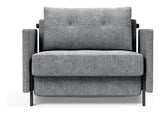 Cubed 90 Loungestol m. armlæn, Twist/Granite - UNOLIVING.COM