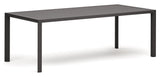 Culip Havebord, Grå alu, 220x100 - UNOLIVING.COM