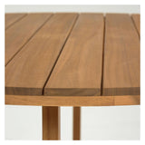 Dafna Havebord Akacie m. teakfinish, Ø120 - UNOLIVING.COM