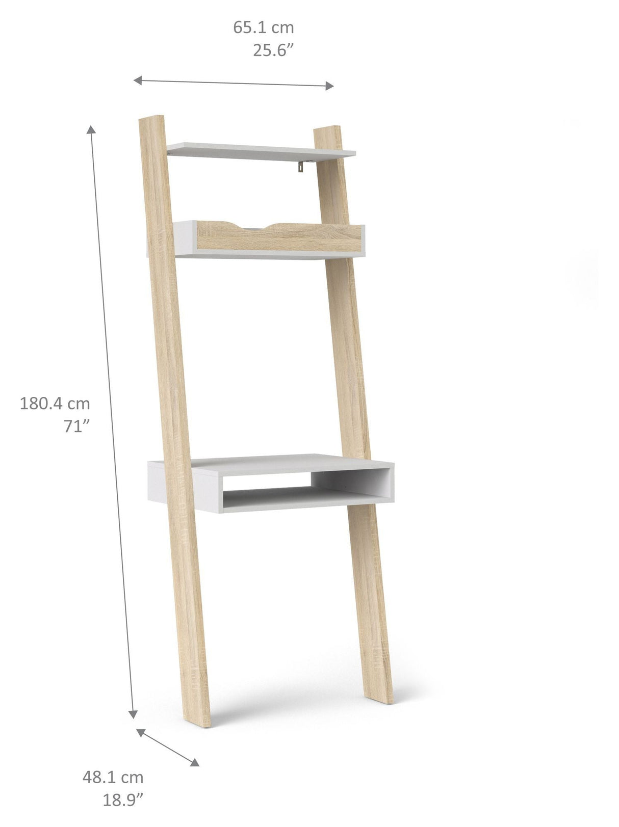 Delta Skrivebord - Hvid - UNOLIVING.COM