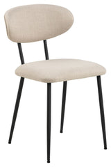 Denise Spisebordsstol, Beige stof - UNOLIVING.COM