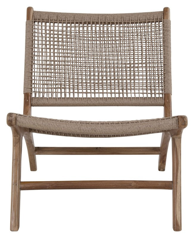 Derby Loungestol, Teak og polyrattan - UNOLIVING.COM