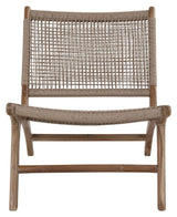 Derby Loungestol, Teak og polyrattan - UNOLIVING.COM