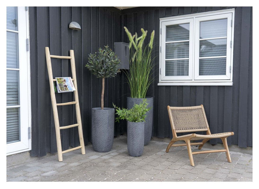 Derby Loungestol, Teak og polyrattan - UNOLIVING.COM