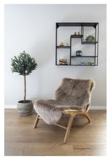 Derby Loungestol, Teak og polyrattan - UNOLIVING.COM