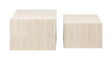 Dice Sofabord sæt,Travertine - look - UNOLIVING.COM