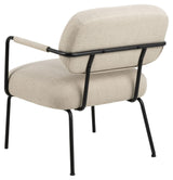 Dillon Loungestol, Beige stof - UNOLIVING.COM