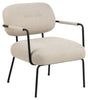 Dillon Loungestol, Beige stof - UNOLIVING.COM