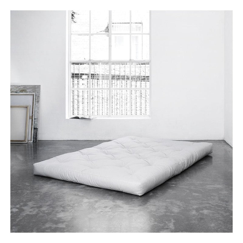 Double Latex Futon madras m. skumkerne, 120x200, Natur - UNOLIVING.COM