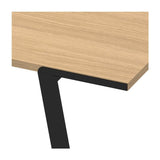 Drift Spisebord 200, Egefinér/Sort Legs, 200x100x75 - UNOLIVING.COM