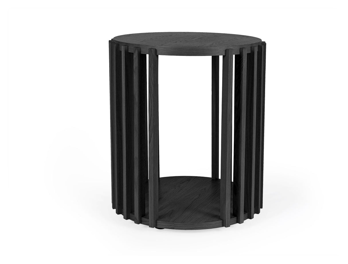 Drum Sidebord, Ø53 , Sort - UNOLIVING.COM