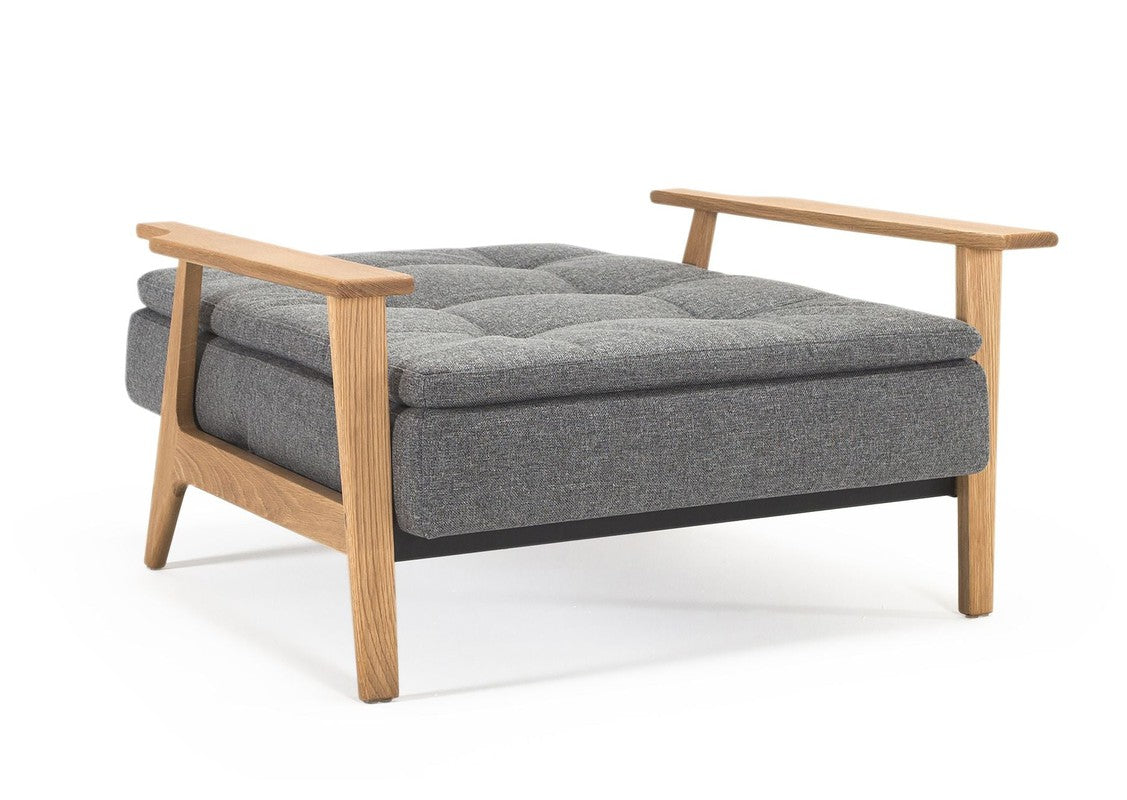 Dublexo Frej Loungestol KoksTwist/Charcoal - UNOLIVING.COM