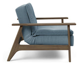 Dublexo Frej Loungestol, Røget eg, Soft/Indigo - UNOLIVING.COM