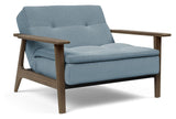 Dublexo Frej Loungestol, Røget eg, Soft/Indigo - UNOLIVING.COM