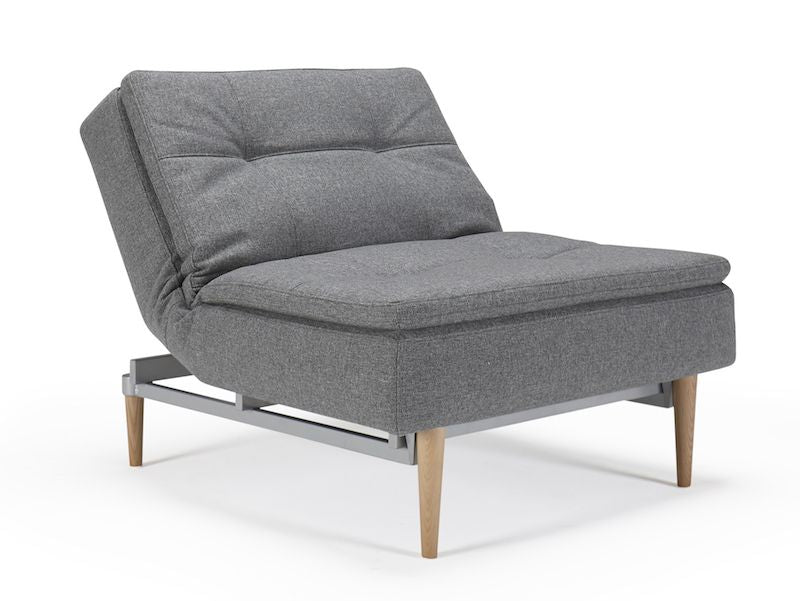 Dublexo Styletto Loungestol, Twist/Charcoal - UNOLIVING.COM