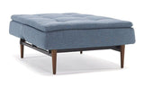 Dublexo Styletto Loungestol m. røget egeben, Soft/Indigo - UNOLIVING.COM